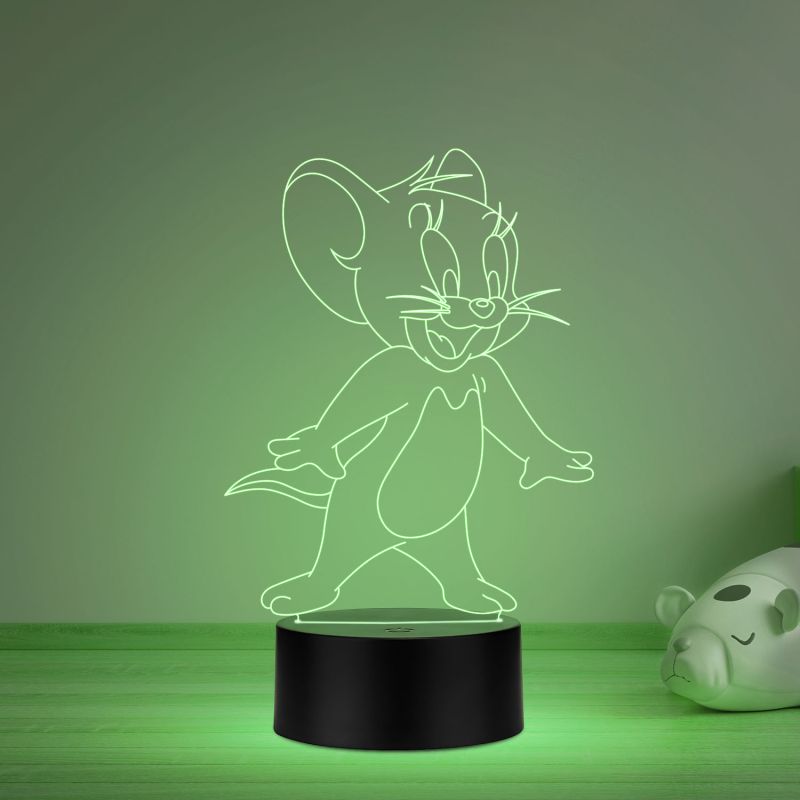 Cute jerry864 3D LED Night lamp for Kids 7 Color Changing Light with Remote Control